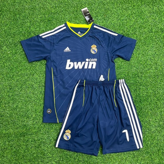 Cristiano Ronaldo Real Madrid 2010 2011 Short Kids Kit Jersey Soccer Shirt KinderTrikot
