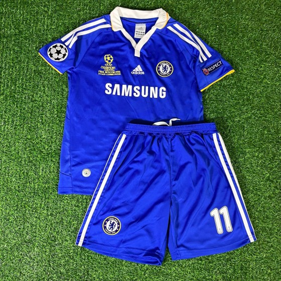 Didier Drogba 11 – Chelsea 2008 Champions League Final Kids Jersey Kinder Trikot Maillot Enfant Soccer Shirt