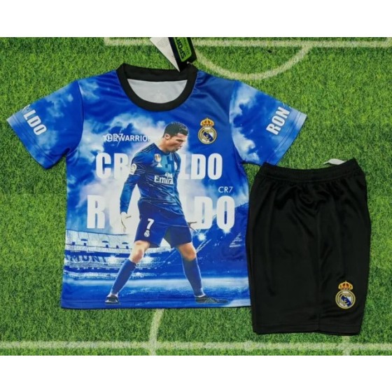 Cristiano Ronaldo #cr7 Siuu Special Kids Jersey KinderTrikot Maillot Enfant Soccer Shirt
