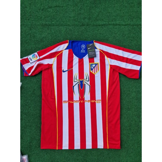 Fernando Torres Atletico Madrid 2004 2005 SpiderMan Retro Football Jersey